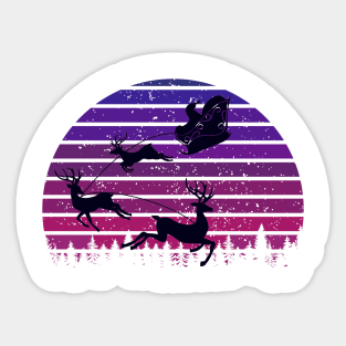 Midnight Santa Sticker